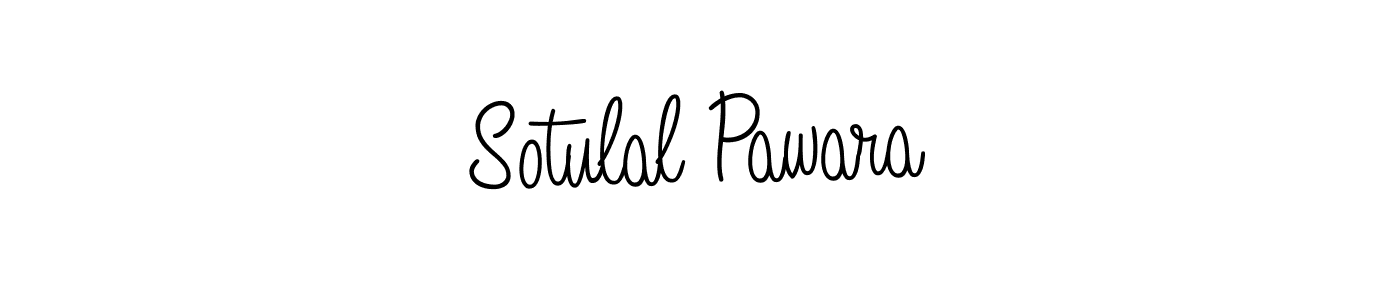 How to make Sotulal Pawara name signature. Use Angelique-Rose-font-FFP style for creating short signs online. This is the latest handwritten sign. Sotulal Pawara signature style 5 images and pictures png