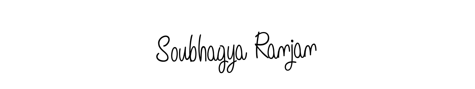 The best way (Angelique-Rose-font-FFP) to make a short signature is to pick only two or three words in your name. The name Soubhagya Ranjan include a total of six letters. For converting this name. Soubhagya Ranjan signature style 5 images and pictures png