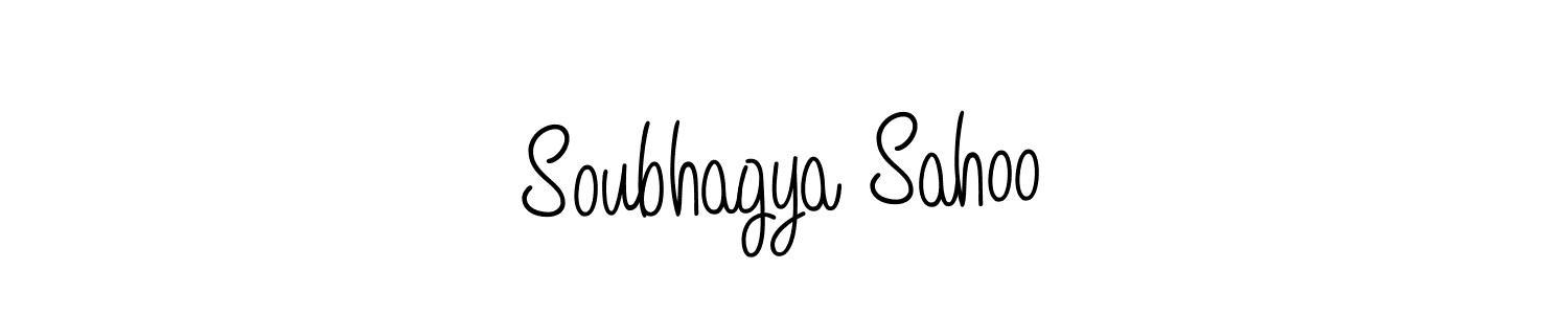 How to make Soubhagya Sahoo name signature. Use Angelique-Rose-font-FFP style for creating short signs online. This is the latest handwritten sign. Soubhagya Sahoo signature style 5 images and pictures png