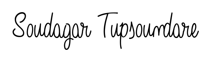 Use a signature maker to create a handwritten signature online. With this signature software, you can design (Angelique-Rose-font-FFP) your own signature for name Soudagar Tupsoundare. Soudagar Tupsoundare signature style 5 images and pictures png