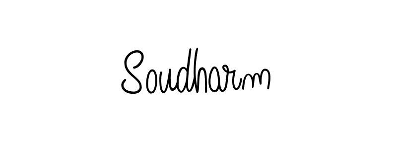 Also we have Soudharm name is the best signature style. Create professional handwritten signature collection using Angelique-Rose-font-FFP autograph style. Soudharm signature style 5 images and pictures png