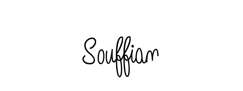 Design your own signature with our free online signature maker. With this signature software, you can create a handwritten (Angelique-Rose-font-FFP) signature for name Souffian. Souffian signature style 5 images and pictures png