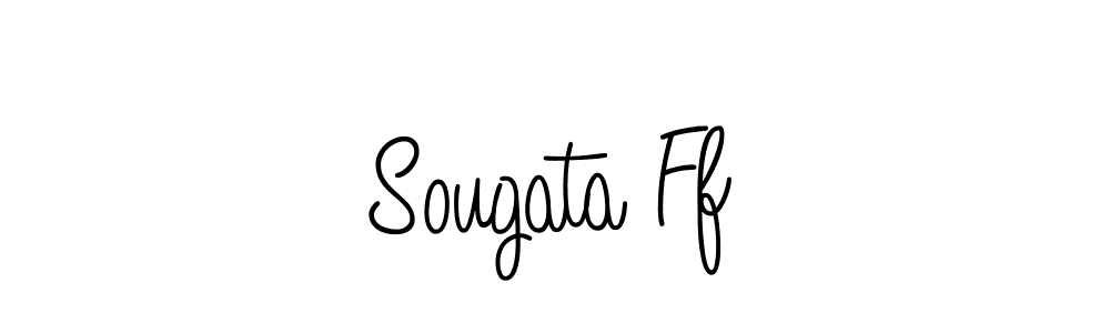 How to make Sougata Ff signature? Angelique-Rose-font-FFP is a professional autograph style. Create handwritten signature for Sougata Ff name. Sougata Ff signature style 5 images and pictures png