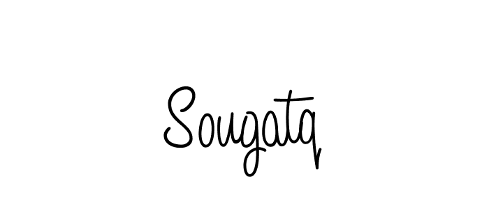 Sougatq stylish signature style. Best Handwritten Sign (Angelique-Rose-font-FFP) for my name. Handwritten Signature Collection Ideas for my name Sougatq. Sougatq signature style 5 images and pictures png