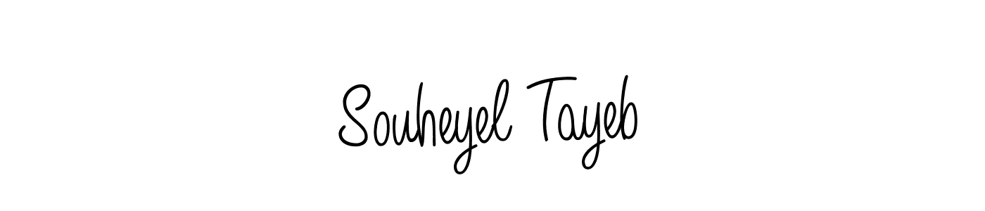 Also we have Souheyel Tayeb name is the best signature style. Create professional handwritten signature collection using Angelique-Rose-font-FFP autograph style. Souheyel Tayeb signature style 5 images and pictures png