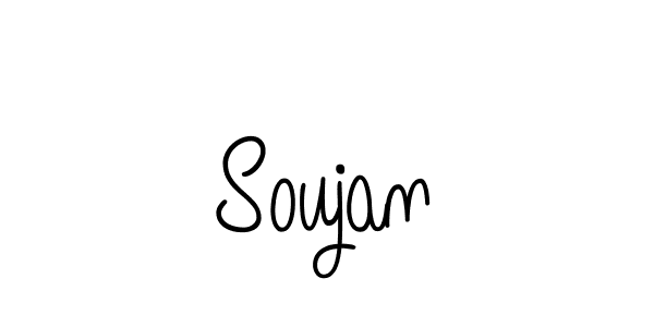 Create a beautiful signature design for name Soujan. With this signature (Angelique-Rose-font-FFP) fonts, you can make a handwritten signature for free. Soujan signature style 5 images and pictures png