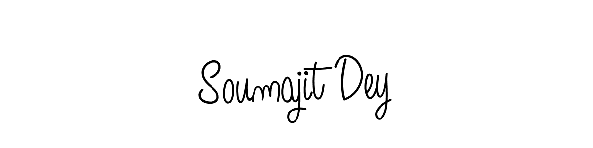 How to make Soumajit Dey signature? Angelique-Rose-font-FFP is a professional autograph style. Create handwritten signature for Soumajit Dey name. Soumajit Dey signature style 5 images and pictures png