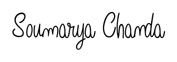 Personalize your online presence with Soumarya Chanda signature rendered in elegant Angelique-Rose-font-FFP font. Great for website footers and blogs. Soumarya Chanda signature style 5 images and pictures png