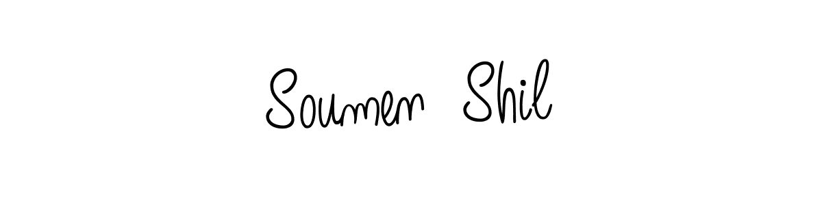You can use this online signature creator to create a handwritten signature for the name Soumen  Shil. This is the best online autograph maker. Soumen  Shil signature style 5 images and pictures png