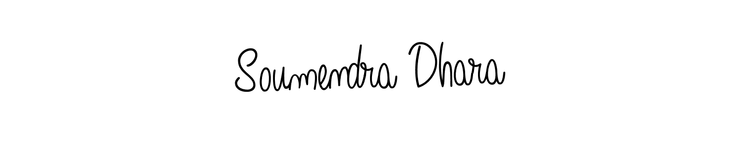 The best way (Angelique-Rose-font-FFP) to make a short signature is to pick only two or three words in your name. The name Soumendra Dhara include a total of six letters. For converting this name. Soumendra Dhara signature style 5 images and pictures png
