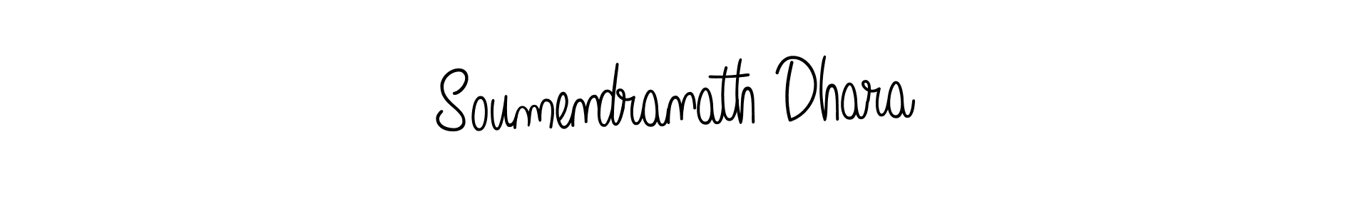 Soumendranath Dhara stylish signature style. Best Handwritten Sign (Angelique-Rose-font-FFP) for my name. Handwritten Signature Collection Ideas for my name Soumendranath Dhara. Soumendranath Dhara signature style 5 images and pictures png