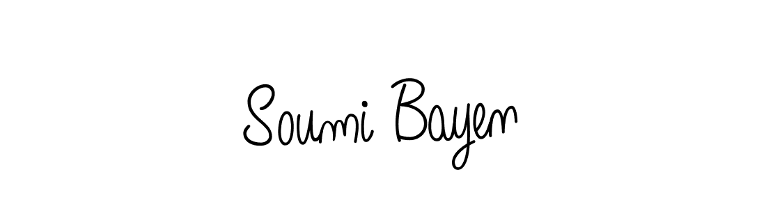 Angelique-Rose-font-FFP is a professional signature style that is perfect for those who want to add a touch of class to their signature. It is also a great choice for those who want to make their signature more unique. Get Soumi Bayen name to fancy signature for free. Soumi Bayen signature style 5 images and pictures png