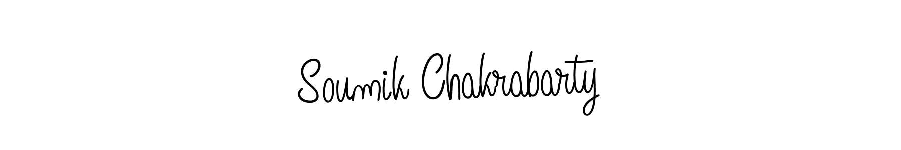 Soumik Chakrabarty stylish signature style. Best Handwritten Sign (Angelique-Rose-font-FFP) for my name. Handwritten Signature Collection Ideas for my name Soumik Chakrabarty. Soumik Chakrabarty signature style 5 images and pictures png