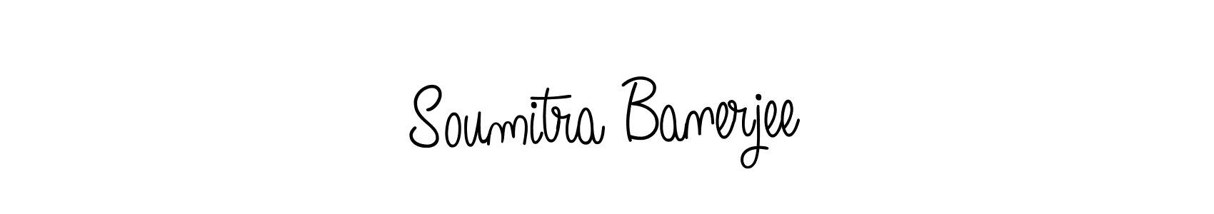 How to make Soumitra Banerjee name signature. Use Angelique-Rose-font-FFP style for creating short signs online. This is the latest handwritten sign. Soumitra Banerjee signature style 5 images and pictures png