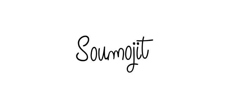 Design your own signature with our free online signature maker. With this signature software, you can create a handwritten (Angelique-Rose-font-FFP) signature for name Soumojit. Soumojit signature style 5 images and pictures png