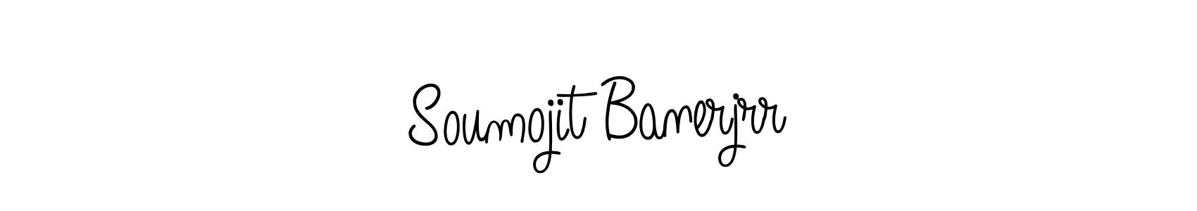 The best way (Angelique-Rose-font-FFP) to make a short signature is to pick only two or three words in your name. The name Soumojit Banerjrr include a total of six letters. For converting this name. Soumojit Banerjrr signature style 5 images and pictures png