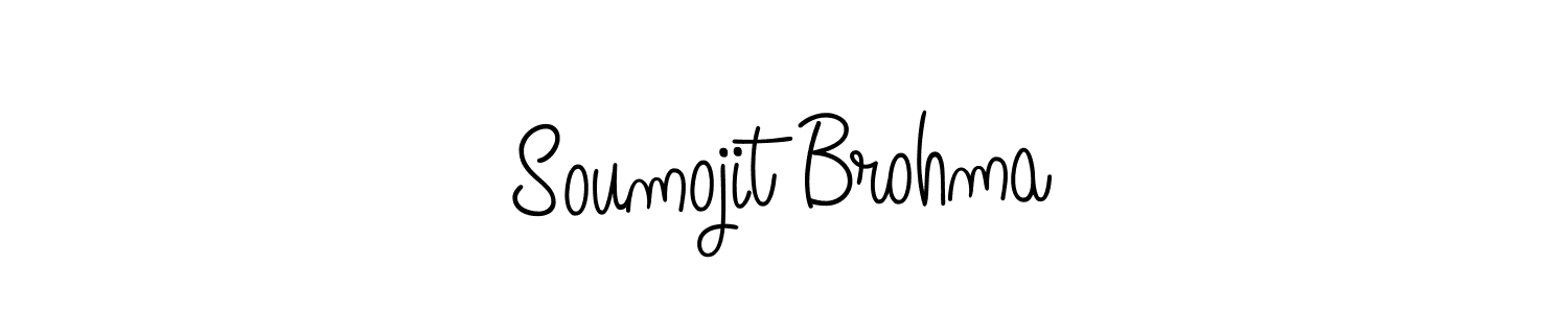 How to Draw Soumojit Brohma signature style? Angelique-Rose-font-FFP is a latest design signature styles for name Soumojit Brohma. Soumojit Brohma signature style 5 images and pictures png