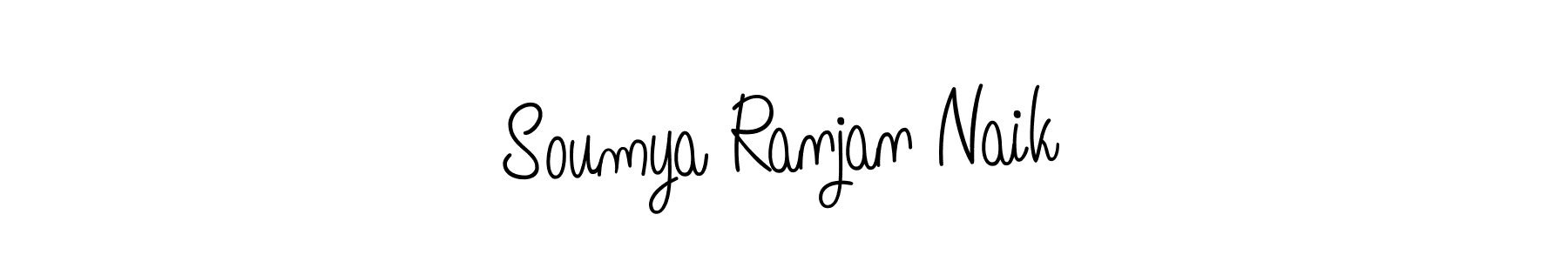 Design your own signature with our free online signature maker. With this signature software, you can create a handwritten (Angelique-Rose-font-FFP) signature for name Soumya Ranjan Naik. Soumya Ranjan Naik signature style 5 images and pictures png