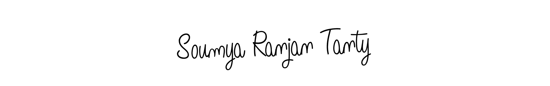 You should practise on your own different ways (Angelique-Rose-font-FFP) to write your name (Soumya Ranjan Tanty) in signature. don't let someone else do it for you. Soumya Ranjan Tanty signature style 5 images and pictures png