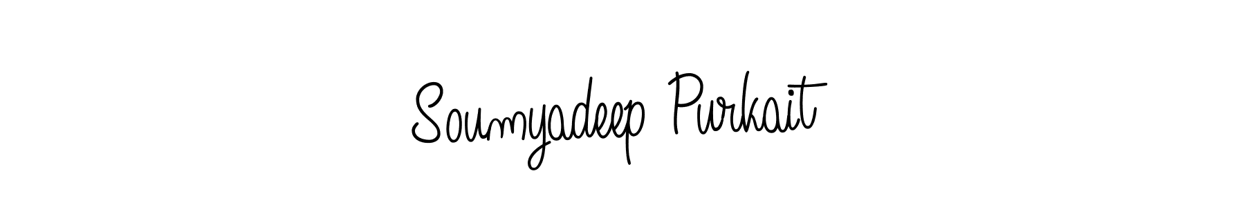 Soumyadeep Purkait stylish signature style. Best Handwritten Sign (Angelique-Rose-font-FFP) for my name. Handwritten Signature Collection Ideas for my name Soumyadeep Purkait. Soumyadeep Purkait signature style 5 images and pictures png