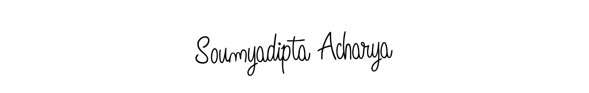 Best and Professional Signature Style for Soumyadipta Acharya. Angelique-Rose-font-FFP Best Signature Style Collection. Soumyadipta Acharya signature style 5 images and pictures png