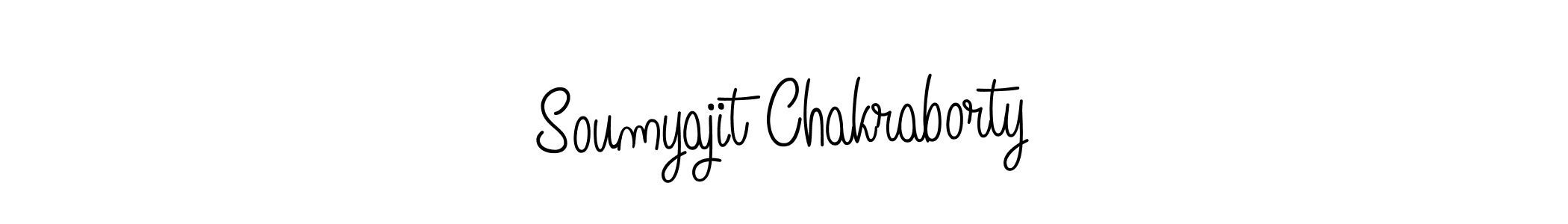 The best way (Angelique-Rose-font-FFP) to make a short signature is to pick only two or three words in your name. The name Soumyajit Chakraborty include a total of six letters. For converting this name. Soumyajit Chakraborty signature style 5 images and pictures png