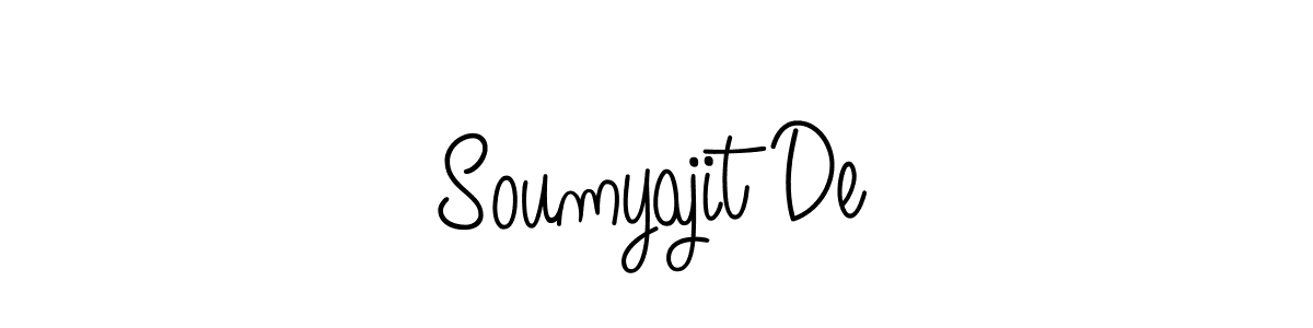 How to make Soumyajit De signature? Angelique-Rose-font-FFP is a professional autograph style. Create handwritten signature for Soumyajit De name. Soumyajit De signature style 5 images and pictures png