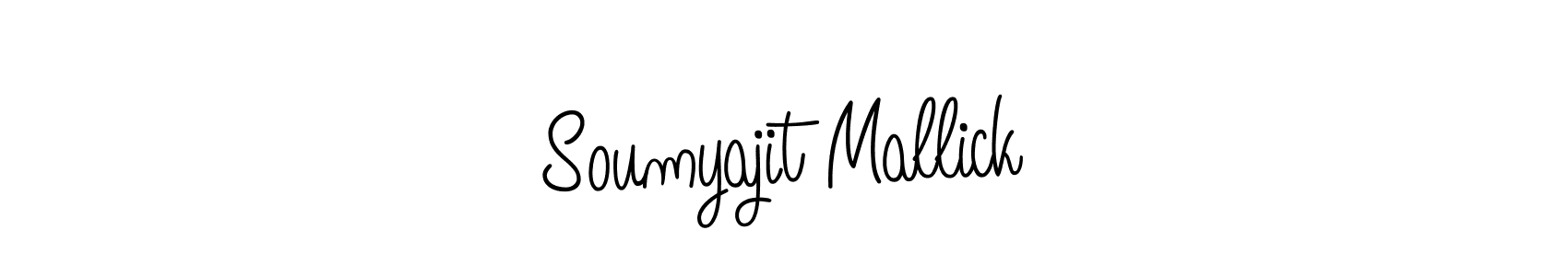 Also we have Soumyajit Mallick name is the best signature style. Create professional handwritten signature collection using Angelique-Rose-font-FFP autograph style. Soumyajit Mallick signature style 5 images and pictures png