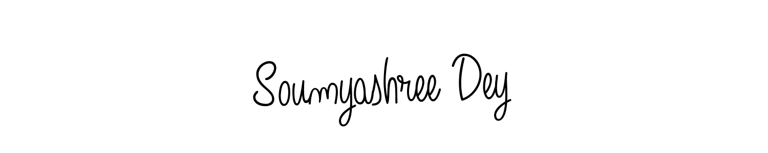 How to make Soumyashree Dey signature? Angelique-Rose-font-FFP is a professional autograph style. Create handwritten signature for Soumyashree Dey name. Soumyashree Dey signature style 5 images and pictures png