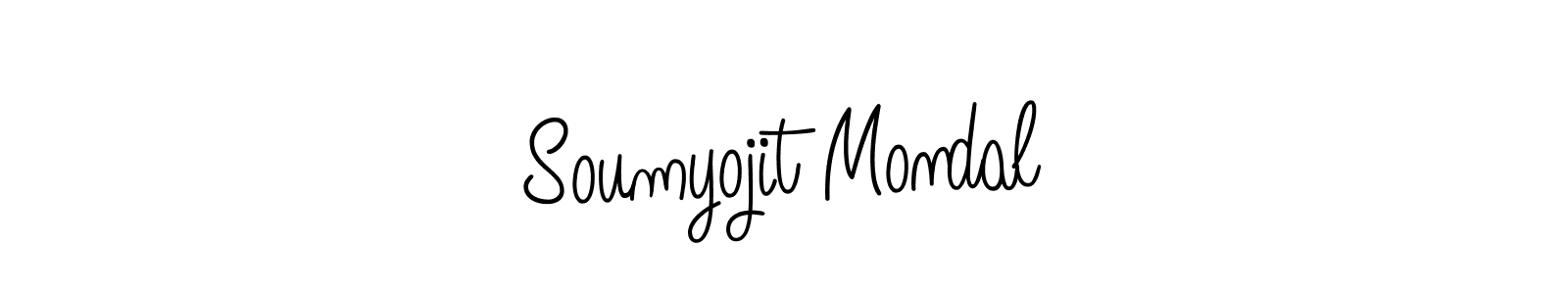 Design your own signature with our free online signature maker. With this signature software, you can create a handwritten (Angelique-Rose-font-FFP) signature for name Soumyojit Mondal. Soumyojit Mondal signature style 5 images and pictures png