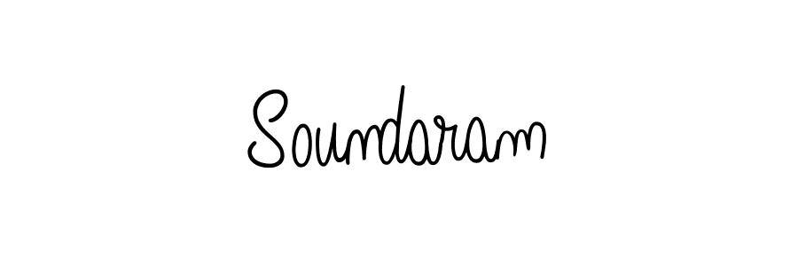 Make a beautiful signature design for name Soundaram. Use this online signature maker to create a handwritten signature for free. Soundaram signature style 5 images and pictures png