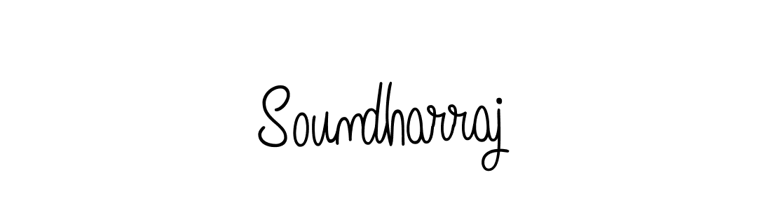 Design your own signature with our free online signature maker. With this signature software, you can create a handwritten (Angelique-Rose-font-FFP) signature for name Soundharraj. Soundharraj signature style 5 images and pictures png