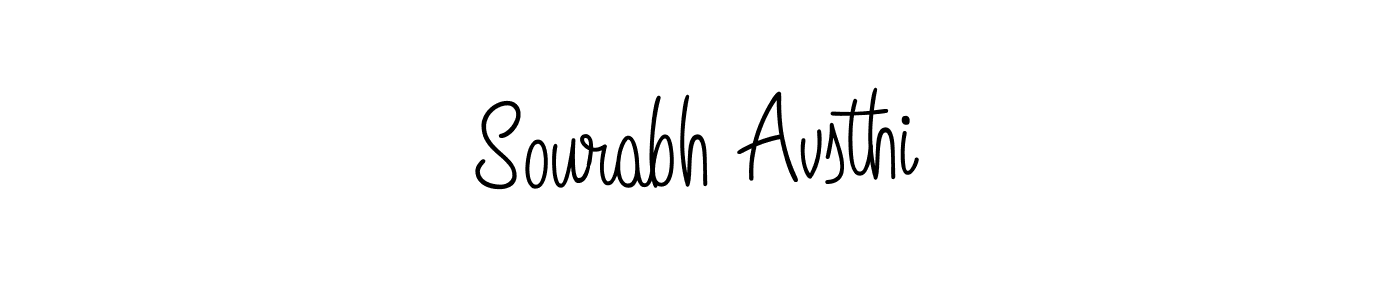 It looks lik you need a new signature style for name Sourabh Avsthi. Design unique handwritten (Angelique-Rose-font-FFP) signature with our free signature maker in just a few clicks. Sourabh Avsthi signature style 5 images and pictures png