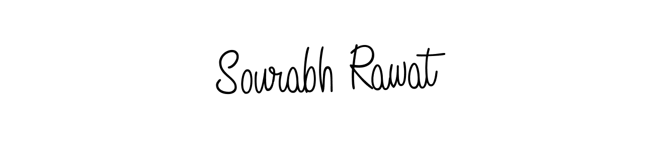 Use a signature maker to create a handwritten signature online. With this signature software, you can design (Angelique-Rose-font-FFP) your own signature for name Sourabh Rawat. Sourabh Rawat signature style 5 images and pictures png