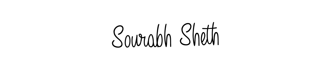 How to make Sourabh Sheth signature? Angelique-Rose-font-FFP is a professional autograph style. Create handwritten signature for Sourabh Sheth name. Sourabh Sheth signature style 5 images and pictures png