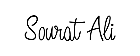 Master the art of signing with Sourat Ali written in fluent Angelique-Rose-font-FFP script. A great template to practice and refine your handwriting. Sourat Ali signature style 5 images and pictures png