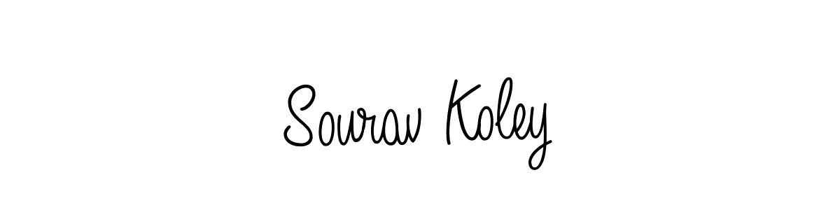 Make a beautiful signature design for name Sourav Koley. Use this online signature maker to create a handwritten signature for free. Sourav Koley signature style 5 images and pictures png