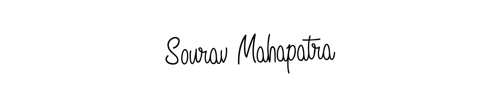 You should practise on your own different ways (Angelique-Rose-font-FFP) to write your name (Sourav Mahapatra) in signature. don't let someone else do it for you. Sourav Mahapatra signature style 5 images and pictures png