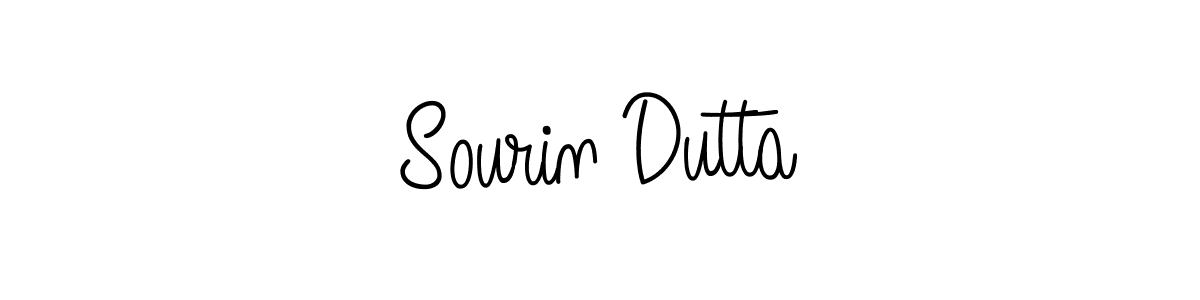 Use a signature maker to create a handwritten signature online. With this signature software, you can design (Angelique-Rose-font-FFP) your own signature for name Sourin Dutta. Sourin Dutta signature style 5 images and pictures png