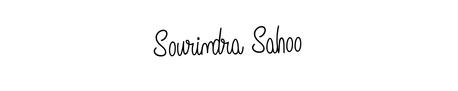 Design your own signature with our free online signature maker. With this signature software, you can create a handwritten (Angelique-Rose-font-FFP) signature for name Sourindra Sahoo. Sourindra Sahoo signature style 5 images and pictures png