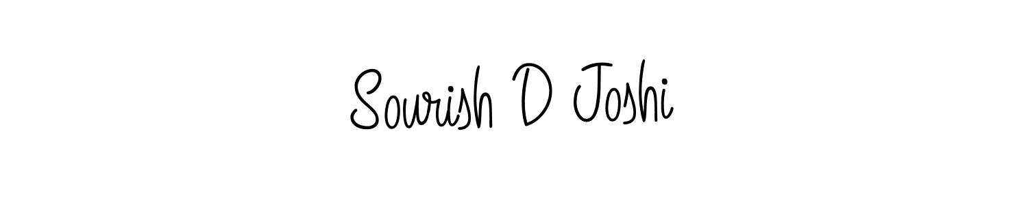 Angelique-Rose-font-FFP is a professional signature style that is perfect for those who want to add a touch of class to their signature. It is also a great choice for those who want to make their signature more unique. Get Sourish D Joshi name to fancy signature for free. Sourish D Joshi signature style 5 images and pictures png