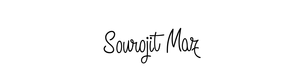 Design your own signature with our free online signature maker. With this signature software, you can create a handwritten (Angelique-Rose-font-FFP) signature for name Sourojit Maz. Sourojit Maz signature style 5 images and pictures png