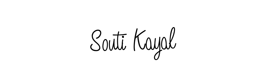 Also we have Souti Kayal name is the best signature style. Create professional handwritten signature collection using Angelique-Rose-font-FFP autograph style. Souti Kayal signature style 5 images and pictures png