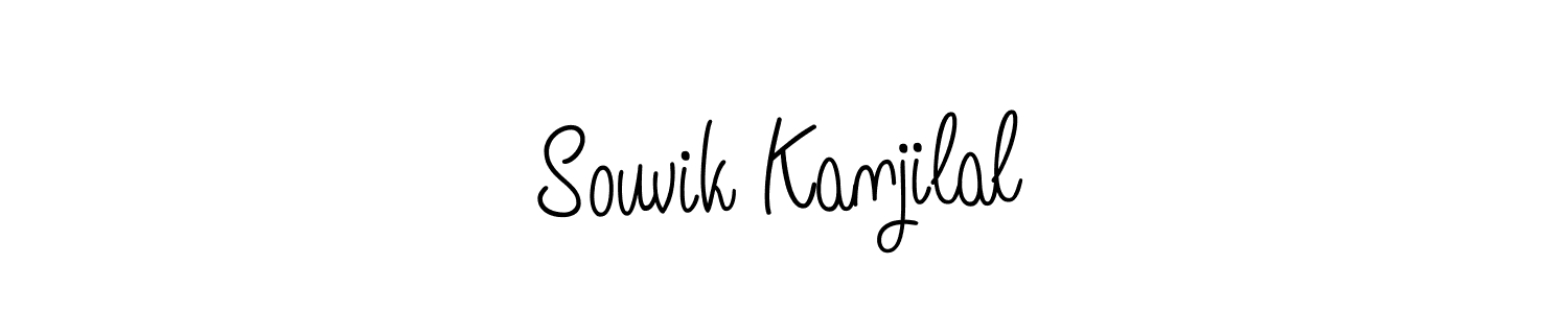 How to Draw Souvik Kanjilal signature style? Angelique-Rose-font-FFP is a latest design signature styles for name Souvik Kanjilal. Souvik Kanjilal signature style 5 images and pictures png