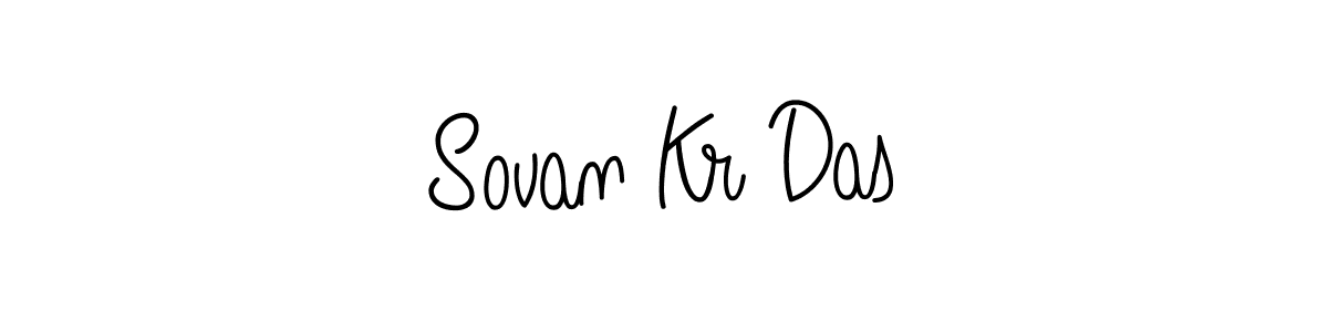 How to make Sovan Kr Das signature? Angelique-Rose-font-FFP is a professional autograph style. Create handwritten signature for Sovan Kr Das name. Sovan Kr Das signature style 5 images and pictures png