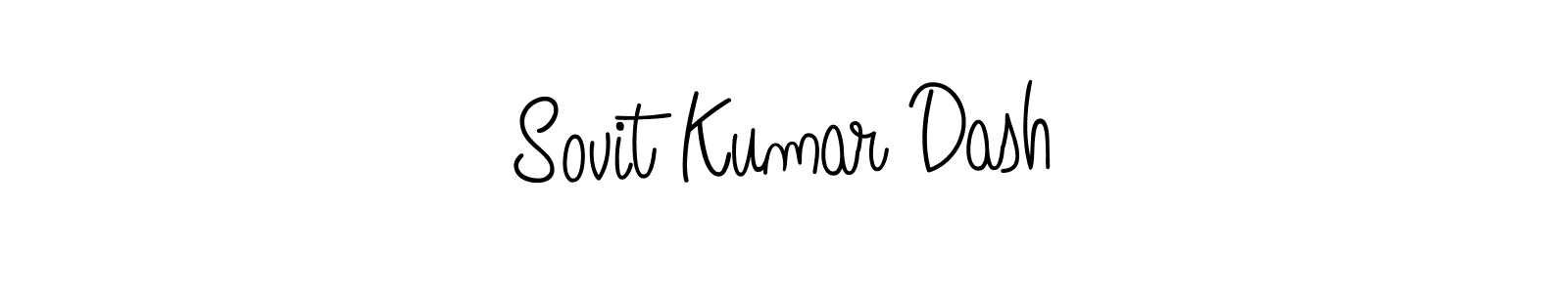 Design your own signature with our free online signature maker. With this signature software, you can create a handwritten (Angelique-Rose-font-FFP) signature for name Sovit Kumar Dash. Sovit Kumar Dash signature style 5 images and pictures png