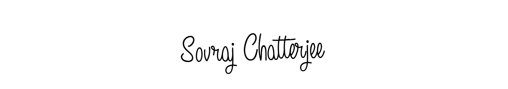 Make a beautiful signature design for name Sovraj Chatterjee. With this signature (Angelique-Rose-font-FFP) style, you can create a handwritten signature for free. Sovraj Chatterjee signature style 5 images and pictures png