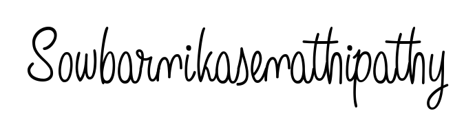 Transform the name Sowbarnikasenathipathy into a signature masterpiece using Angelique-Rose-font-FFP font. Ideal for photographers, artists, and creators looking for watermarks. Sowbarnikasenathipathy signature style 5 images and pictures png