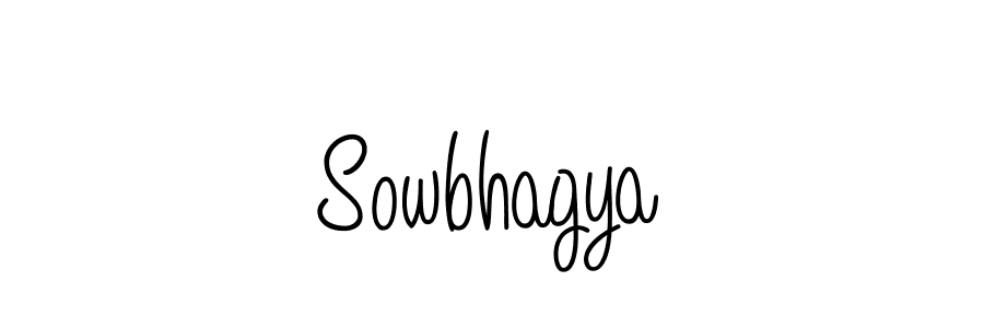 You should practise on your own different ways (Angelique-Rose-font-FFP) to write your name (Sowbhagya) in signature. don't let someone else do it for you. Sowbhagya signature style 5 images and pictures png