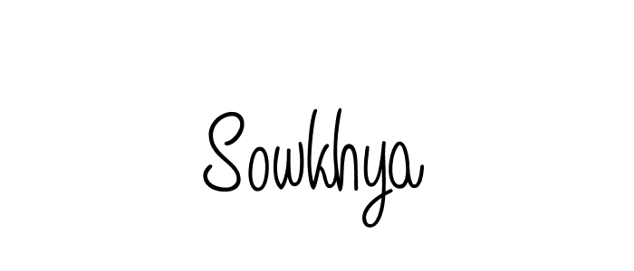 You should practise on your own different ways (Angelique-Rose-font-FFP) to write your name (Sowkhya) in signature. don't let someone else do it for you. Sowkhya signature style 5 images and pictures png